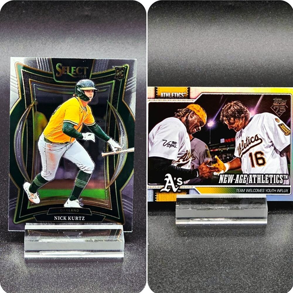Nick Kurtz Topps Rainbow Foil Select RC Athletics Top Prospect Rookie